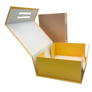 Top-class Factory wholesale rigid folding foldable cardboard paper collapsible box for gift packaging