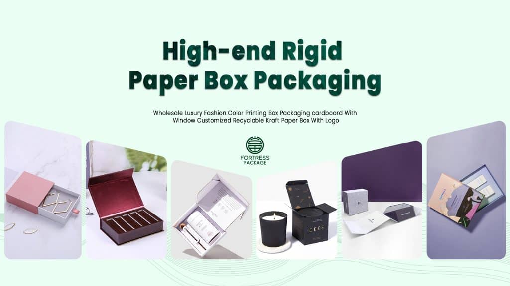 High-end rigid paper box packaging