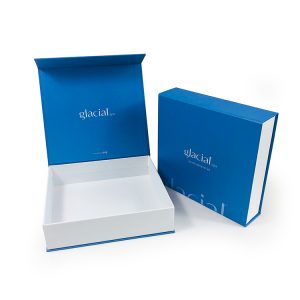 Wholesale 100% Eco-Friendly blue flip box with printing and support custom packaging Unique style - Luxury Gift Box Packaging - 1
