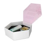 Custom Hexagon gift Packaging Magnet Flip Box