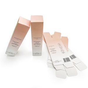 Custom Logo Printed folding paper box cosemtic for skincare product Makeup skincare product paper box packaging