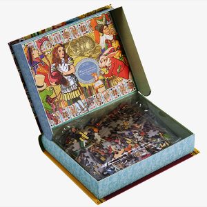 Custom Hot Selling Wholesale Custom Full Color puzzle set with 4 magnets design packaging