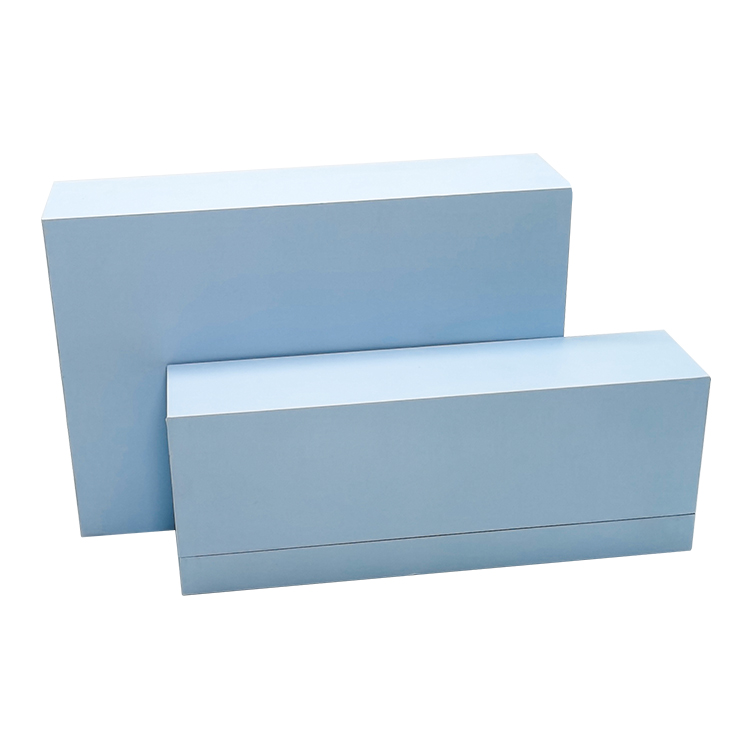 Premium light blue High End Cosmetic Dropper Bottle Rigid Hat Cardboard Boxes - Lid and Base Two Piece Boxes - 3