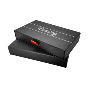 Custom design Cardboard Cellphone Packaging Gift Box Paper Drawer Box with ribbon - Custom Printed Kraft Packaging Boxes - 1