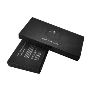 Customize Black Stamping Logo Drawer Box With insert Drawer Boxes Perfume Gift Set - Custom Printed Cardboard Packaging Boxes - 5