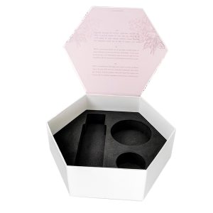 Luxury personalized customized logo packaging paper gift box with black inner insert - Luxury Gift Box Packaging - 3