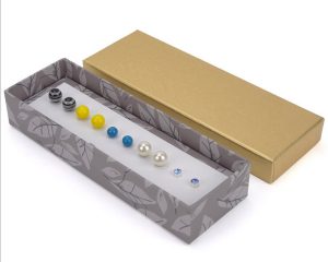 Бумажная коробка с частичным покрытием ювелирных изделий accpet дизайна нестандартного размера для упаковки кольца серьги браслета - Картонные упаковочные коробки с печатью на заказ - 3