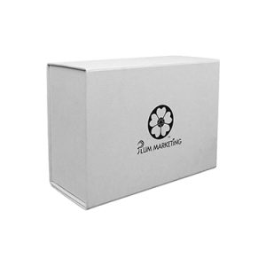 Flip top Magnetic Closure Foldable collapsible cardboard paper box with custom design printed