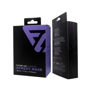 biodegradable handing box packaging with custom printed logo luxury eye mask product’s gift paper handing box