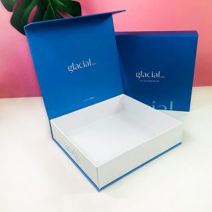 Wholesale 100% Eco-Friendly blue flip box with printing and support custom packaging Unique style - Luxury Gift Box Packaging - 3