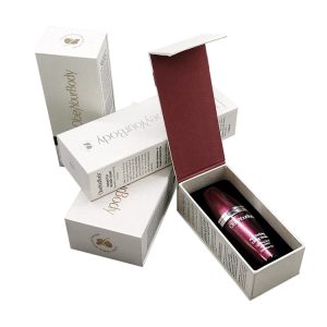 Good Looking and Luxury Flip Opened Gift Rigid Boxes with Special Paper for Skincare Products