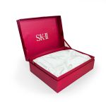 Elegant flip boxes with insert covered by silk cloth