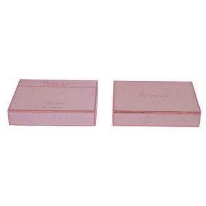 Factory direct sale Wholesale Custom Pink Cosmetics Magnet Flip Box Packaging with logo - Luxury Gift Box Packaging - 3