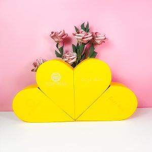 High Quality custom luxury cardboard heart shape flower gift box - Custom Printed Cardboard Packaging Boxes - 5