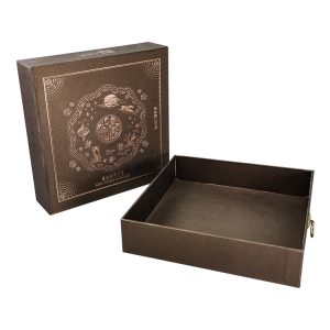 Custom Logo Design Moon-cake Packaging Rigid Paper Drawer Box Supplier - Custom Printed Kraft Packaging Boxes - 5