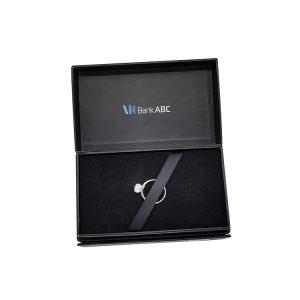 High End Matte Black Flip Opened Gift Boxes with Customized Insert for Jewelry - Custom Printed Packaging Boxes - 2