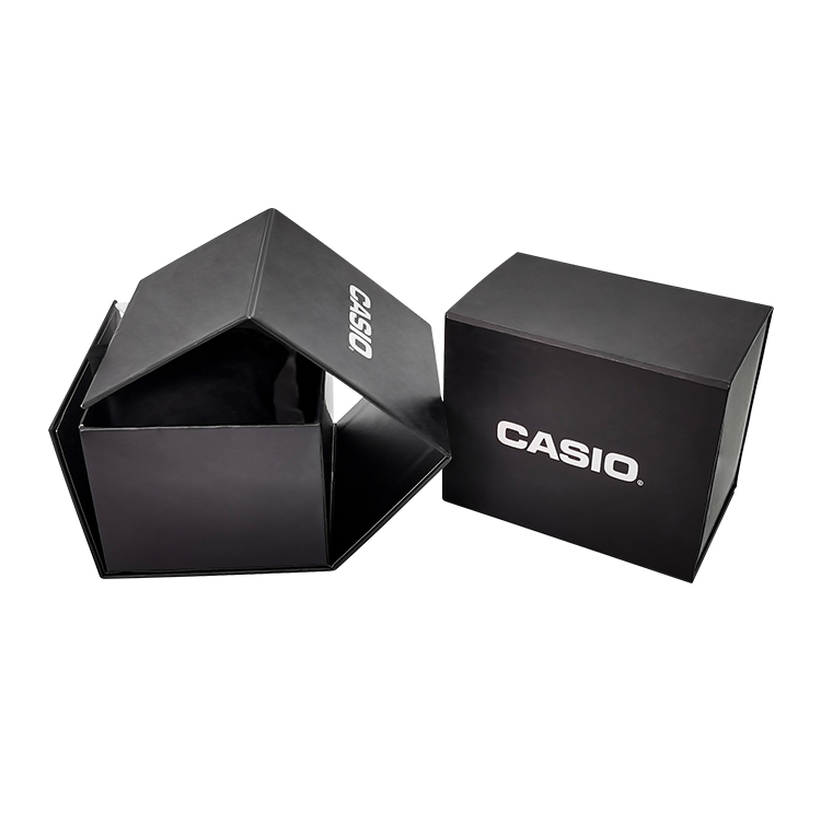 Customized Portable foldable  brand artwork printed watch foldable rigid box - Lid and Base Two Piece Boxes - 4