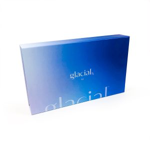 Four panels magnetic closure boxes for gift packaging with blue gradient color for storage - Luxury Gift Box Packaging - 2