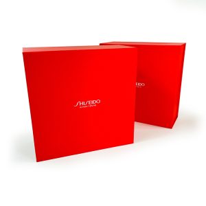 Red Gift Boxes with Customized Logo and Soft Touch Lamination for Skincare Products Storage - Custom Printed Packaging Boxes - 4