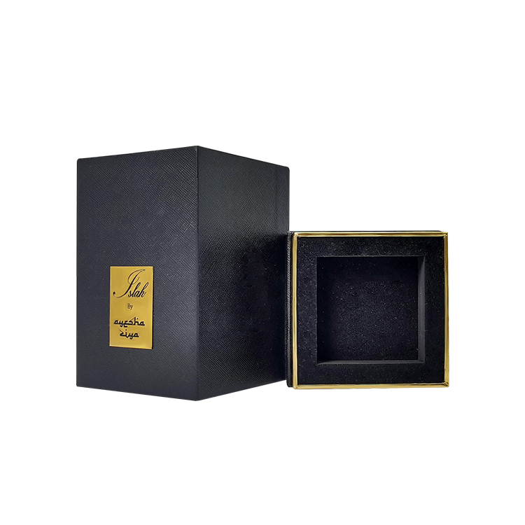 Exquisitely luxury quality perfume gift  packaging boxes With Gold Neck - Lid and Base Two Piece Boxes - 4