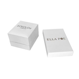 Handmade manufacturer reasonable price rectangular storage paper velvet jewelry gift rigid box - Custom Printed Cardboard Packaging Boxes - 2