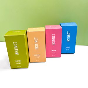 Full color printing folding perfume paper card box Custom Logo perfume paper box with CMYK printing