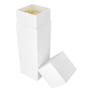 Super quality grey cardboard paper box with shorter lid shoulder neck for skin care packaging - Custom Printed Cardboard Packaging Boxes - 2