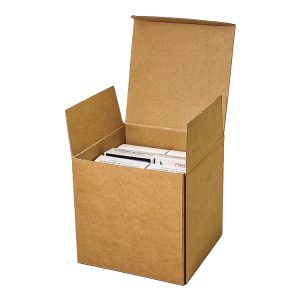 Natural brown kraft paper box packaging for candle Hot sale paper candle box gift packaging