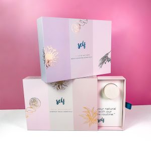 Luxury Cosmetics Skincare Gift Box Paper Cardboard Drawer Box Packaging - Custom Printed Cardboard Packaging Boxes - 3