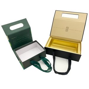 Multiple Function Creative Design Boxes with Handle for Packing Tea or Wine - Custom Printed Packaging Boxes - 3