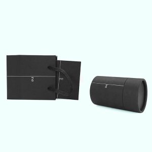 Custom Cardboard Paper Packaging Socks Garment Products Gift Black Sliding Drawer Box - Custom Printed Cardboard Packaging Boxes - 5