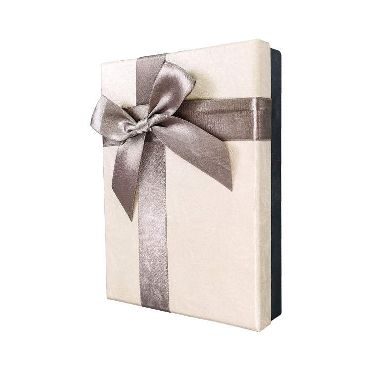 Free Samples Lid-Bottom Boutique Paper Gift Boxes For Beauty With Ribbon Knot - Lid and Base Two Piece Boxes - 6