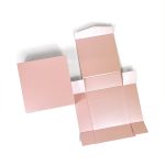 Small lovely foldable custom paper skin care box