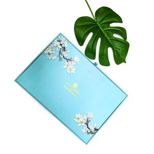 Special Structural Traditional Blue Printing Design Gift Boxes with Display Function for Moon Cake - Custom Printed Packaging Boxes - 4