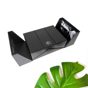 Custom Printing Black Luxury Magnet Closure Magnetic Gift Rigid Box Packaging for Perfume - Custom Printed Kraft Packaging Boxes - 2
