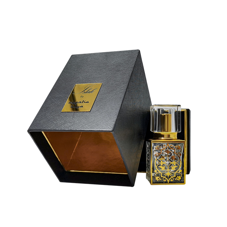 Exquisitely luxury quality perfume gift  packaging boxes With Gold Neck - Lid and Base Two Piece Boxes - 7