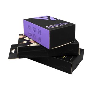 biodegradable handing box packaging with custom printed logo luxury eye mask product's gift paper handing box - Luxury Gift Box Packaging - 4