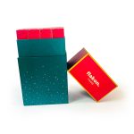 colorful design printing paper gift box for Christmas season
