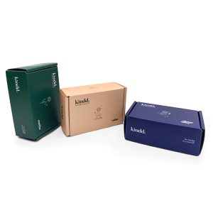 Дизайнерская печать гофрокартона складная упаковочная почтовая коробка для бутылок с эфирным маслом - Бумажная складная коробка для упаковки - 3