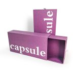 custom design cardboard box with logo drawer packaging box