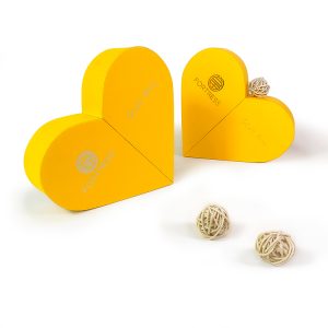High Quality custom luxury cardboard heart shape flower gift box