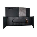 double open door black paper box