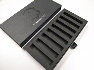 High Quality Black Kraft Paper Rigid Slide Drawer Box Packaging with Insert - Custom Printed Cardboard Packaging Boxes - 2