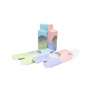 creative square round shape window paper box packaging high quality PVC window packaging milk shape box - Custom Printed Kraft Packaging Boxes - 4