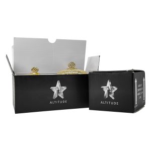 black printing cardboard cosmetic packaging Custom logo printed perfume folding paper box with paper insert - Food Paper Box Packaging - 3