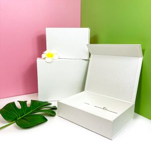 luxury personalized customized logo and color Gift Paper Packaging Magnet Flip Box - Luxury Gift Box Packaging - 3