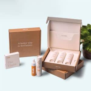 Lip gloss lipstick deodorant customized folding luxury paper boxes